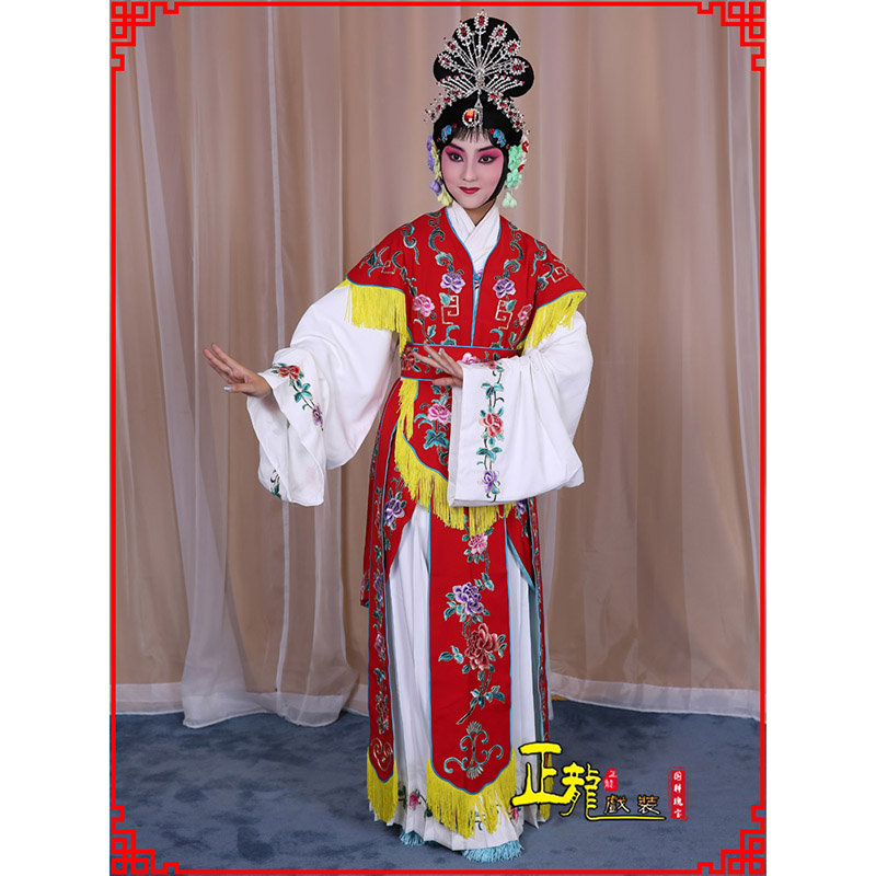 德令哈戏曲服装舞台演出红娘装